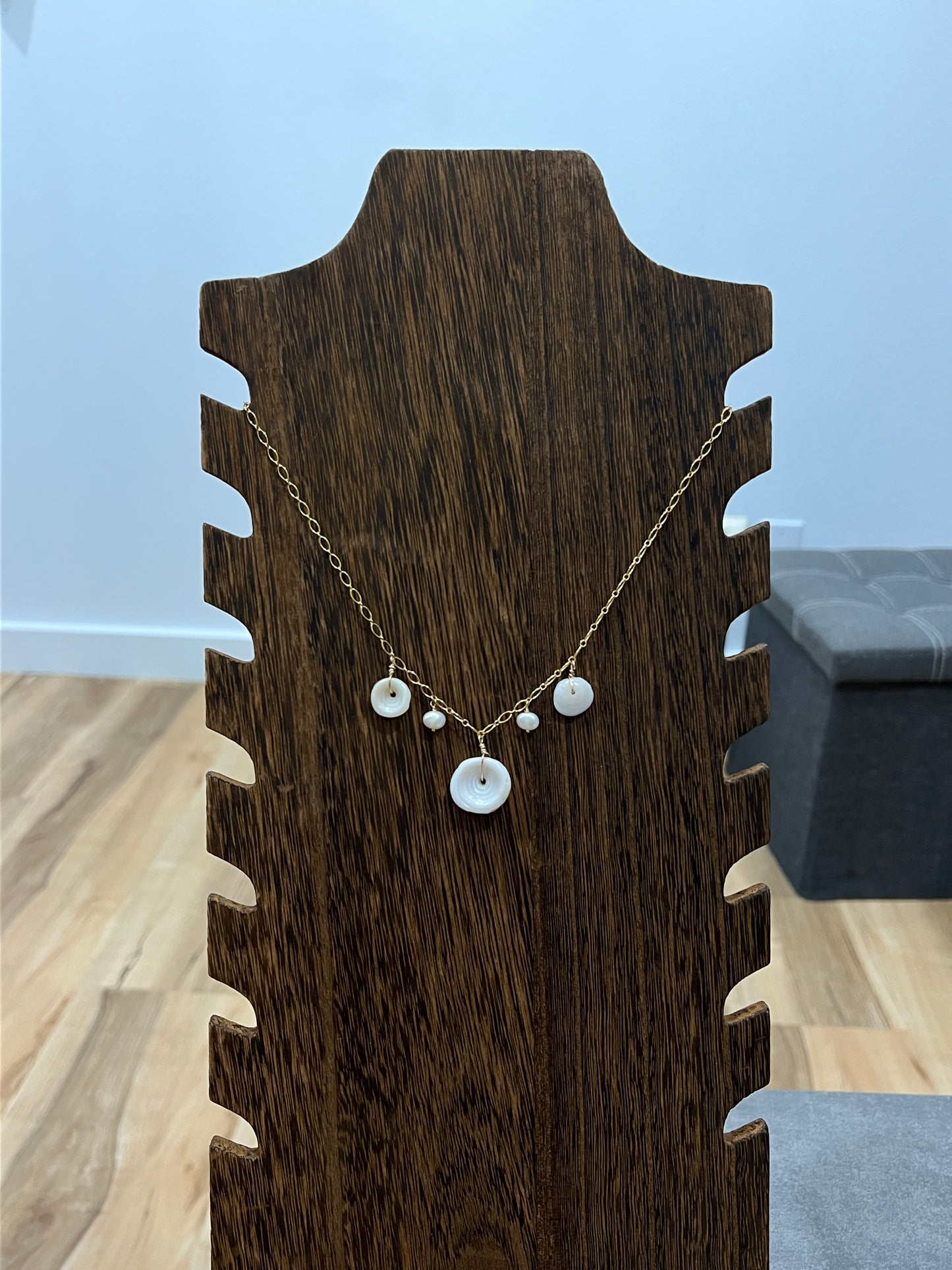 Puka charm necklace