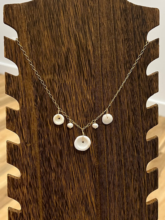 Puka charm necklace