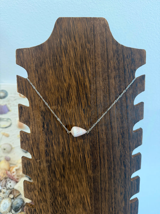SILVER abbreviated cone choker