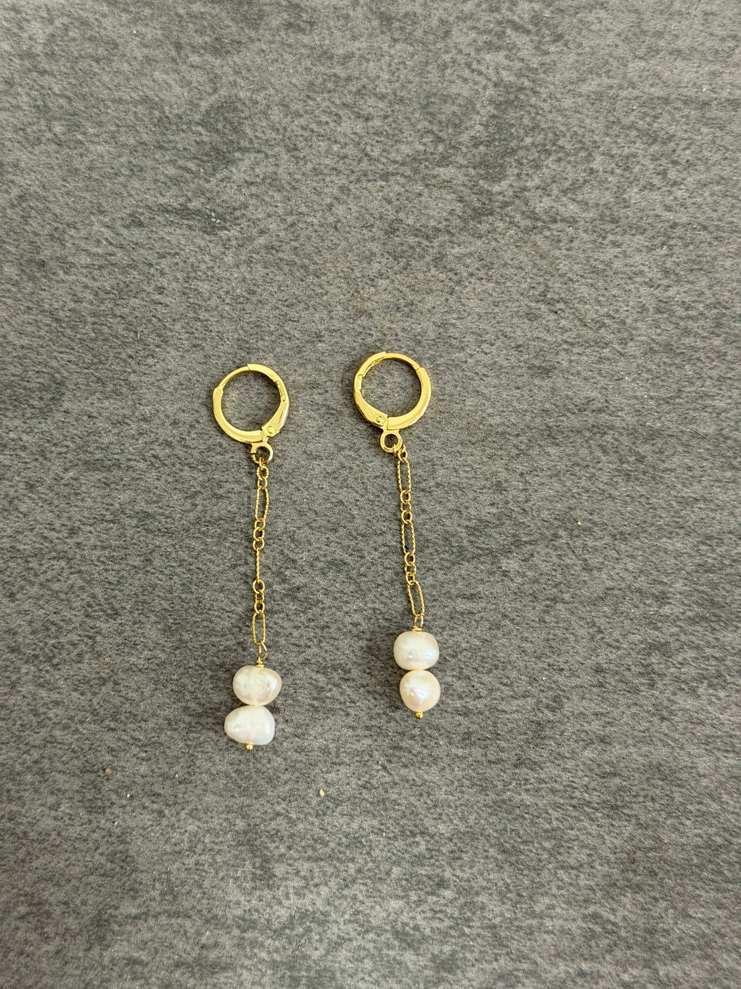White Pearl Dangles