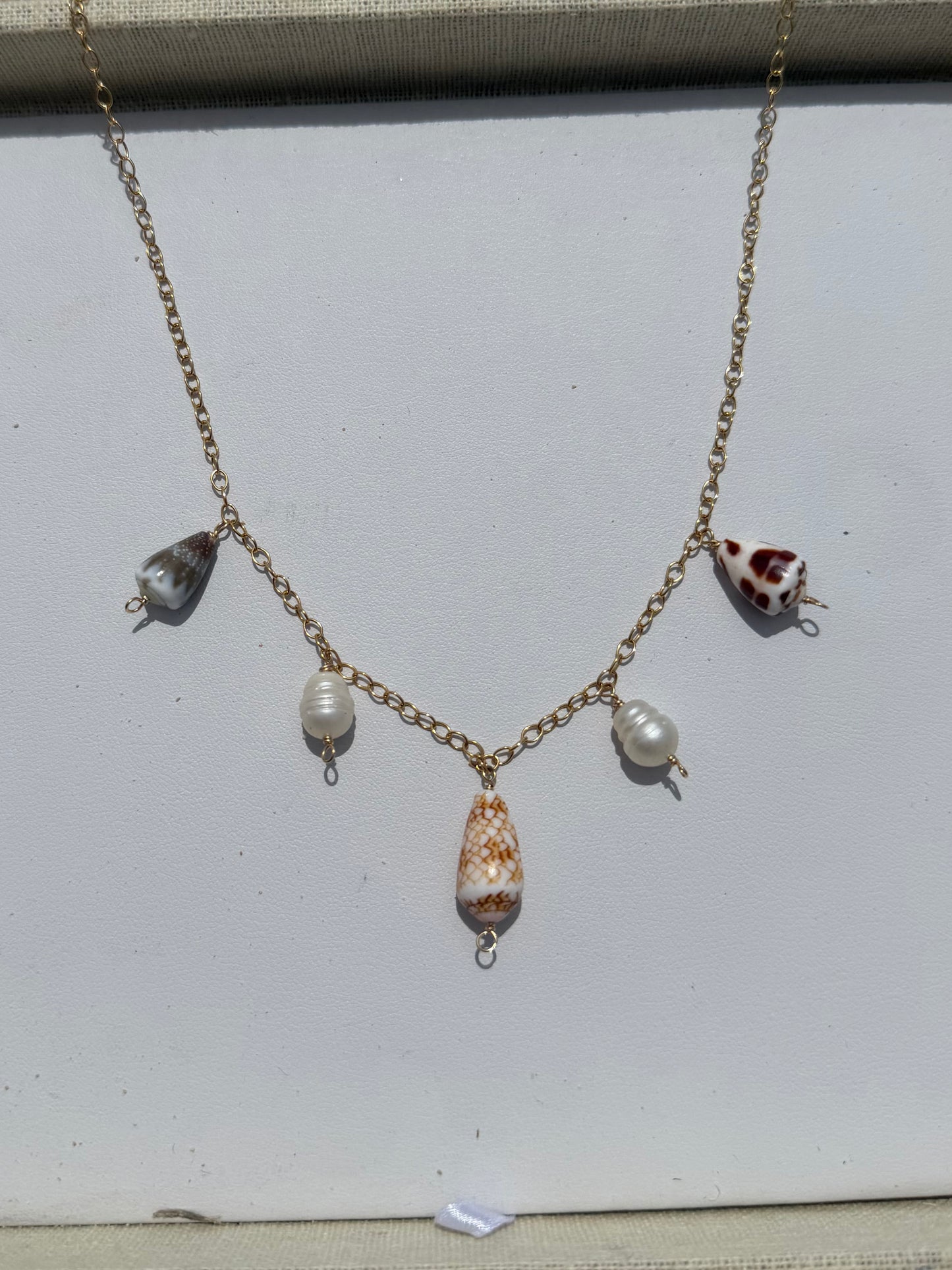 Charm necklace- penniform