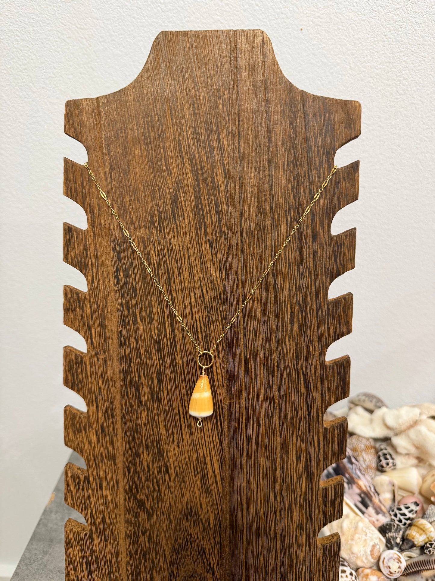 Calf cone necklace