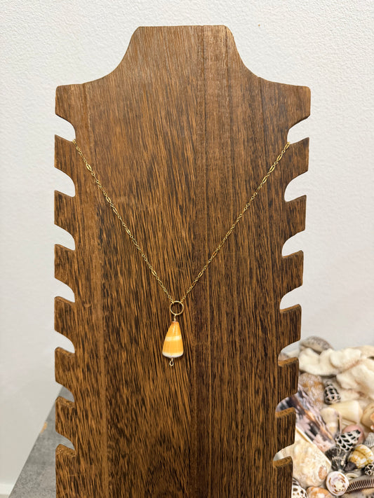 Calf cone necklace