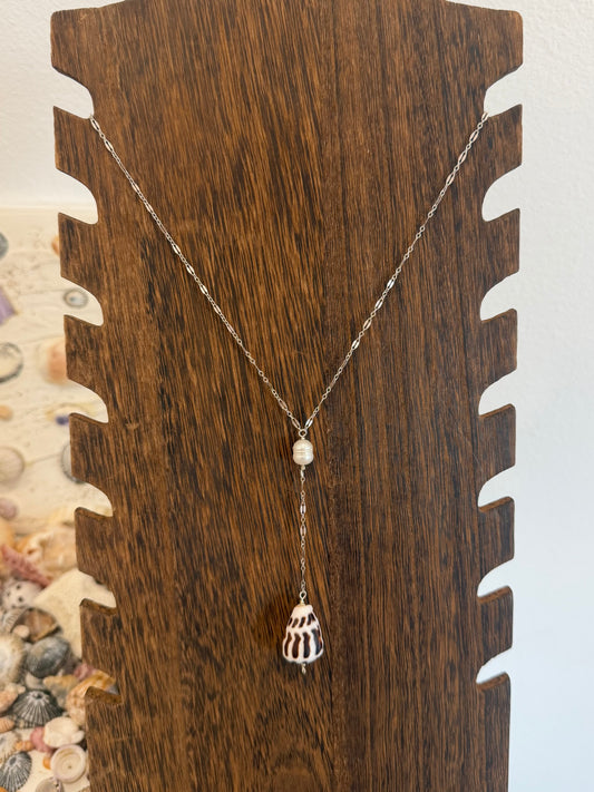 SILVER Hebrew drop chain