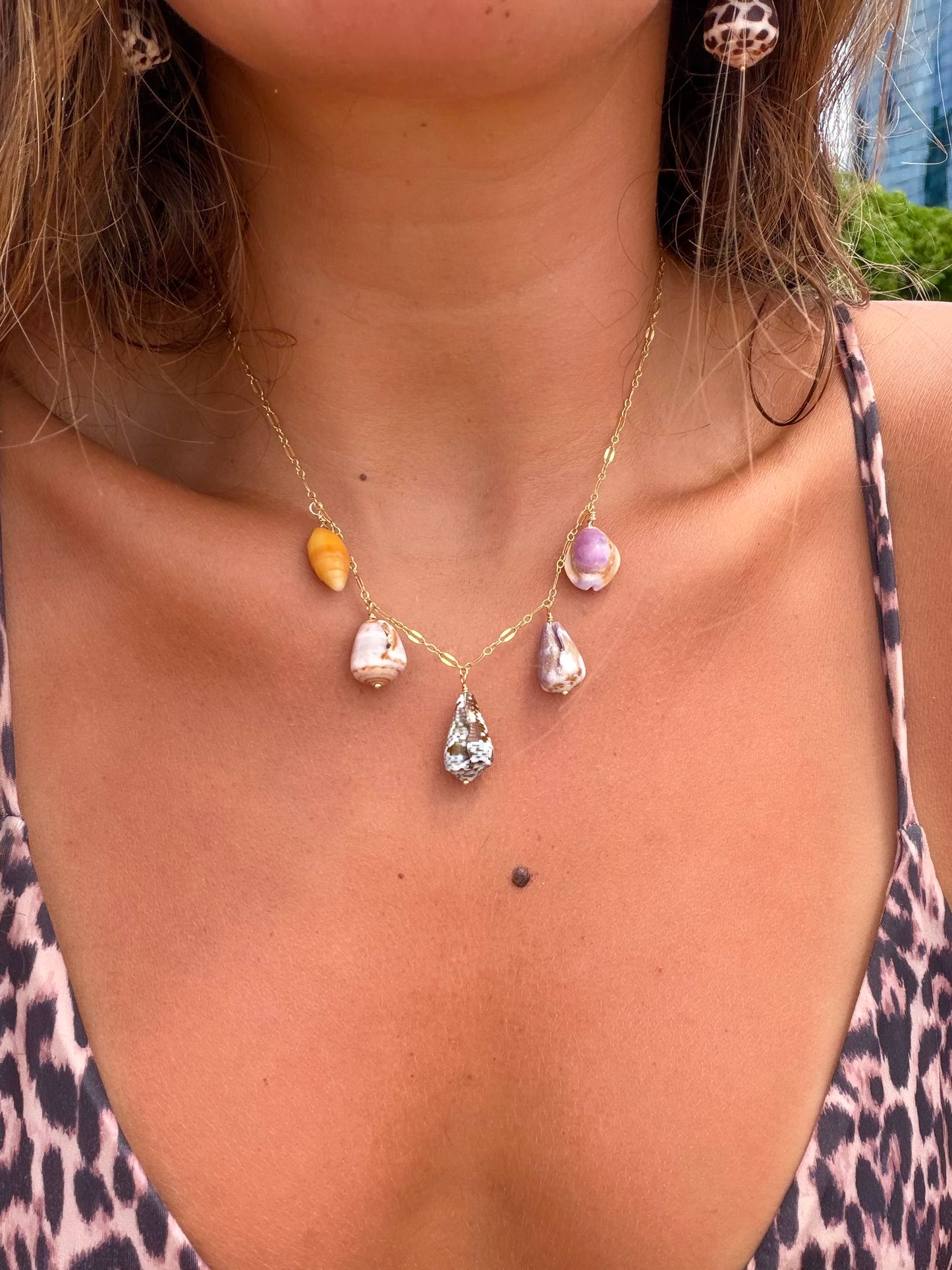 Mix matched charm necklace - cat
