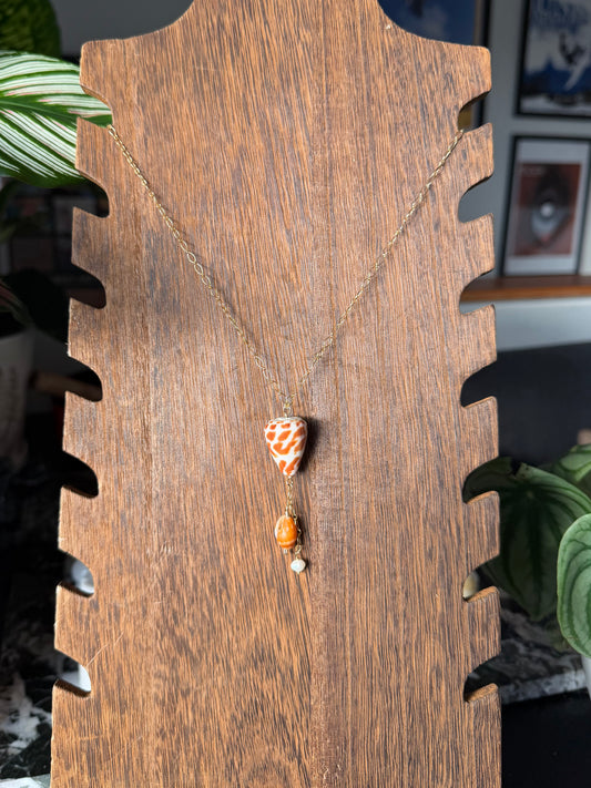 Caramel hebrew dangle