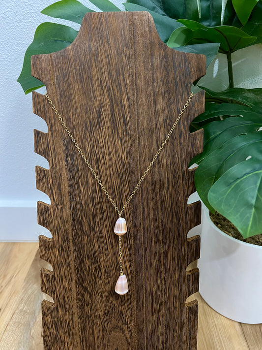 Cone Shell Drop Necklace
